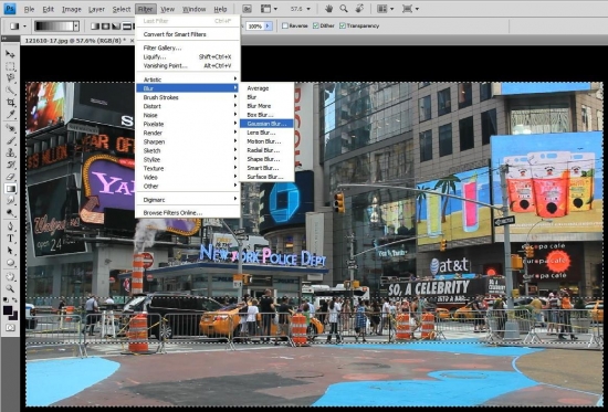 Tilt Shift Effect in Photoshop